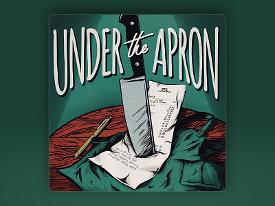 Under the Apron Podcast Logo