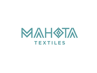 Mahota Textiles branding handlettering logo logotype native textiles