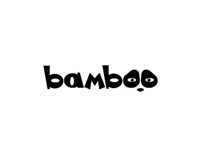 Bamboo brand branding dailylogochallenge design handlettering illustration logo logomark panda
