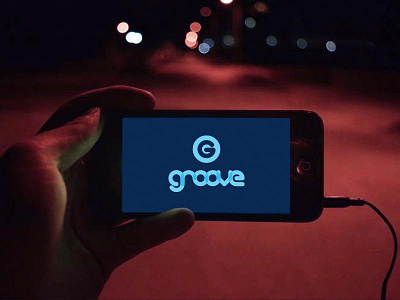 Groove Digital Music Logo Mockup