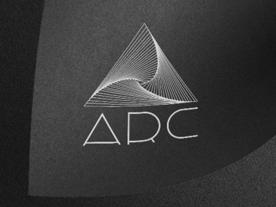 Arc Geometric Logo Mockup