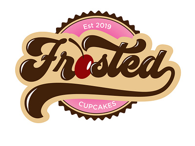 Frosted brand brandidentity branding dailylogochallenge design handlettering illustration lettermark logo logomark logotype