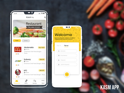 kasm - Restaurant coupon app