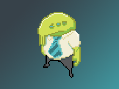 Pixel Art Alien alien art pixel