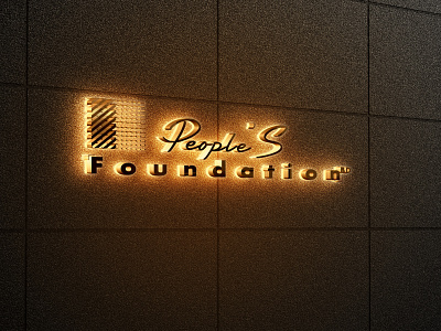 People`s foundation LOGO brand identity branding community foundation logo logodesign logos logotype