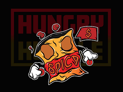 Spicy! 🌶 chips design hungry illustrator money spicy vector