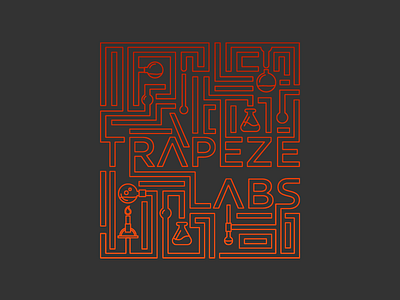 Trapeze Labs T-Shirt Design line art t shirt t shirt design trapeze vector
