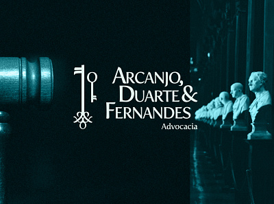 Arcanjo, Duarte & Fernandes Advocacia brand identity law firm logo design