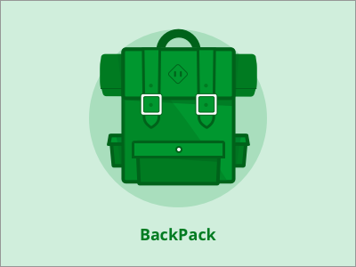 Backpack Icon backpack bag camping daypack rucksack