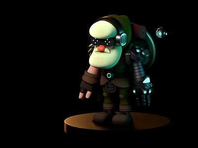 Artifakt 3D 3d adventure blender cartoon character character design concept design gaming modeling originalcharater