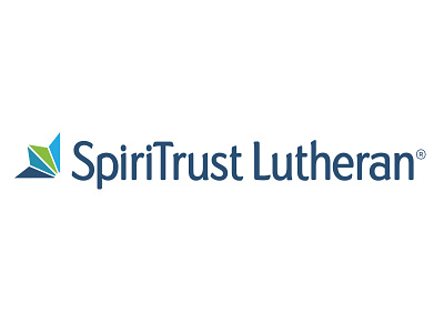 Logo for SpiriTrust Lutheran branding corporate identity logo naming rebranding