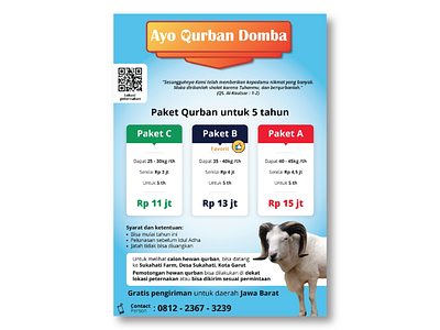 Qurban Poster #1 design ied adha indonesia jawa barat kambing kurban muslim poster qurban sate