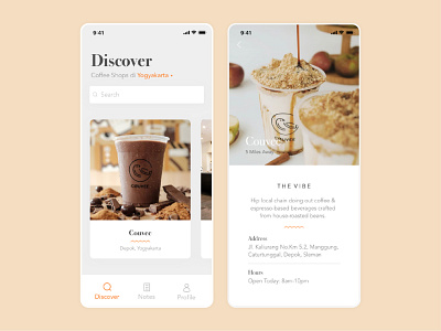 Mobile application - Coffee Shop App