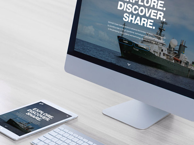Oceanographic Research oceans philanthropy responsive website uxdesign web website