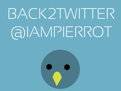 Back2twitter bird dribbbe invitation invite twitter