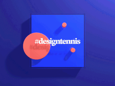 Hashtag Design Tennis cinema 4d physics tennis