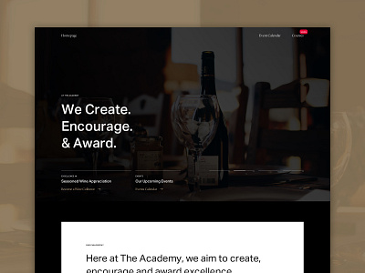 Academie Du Vin: Homepage