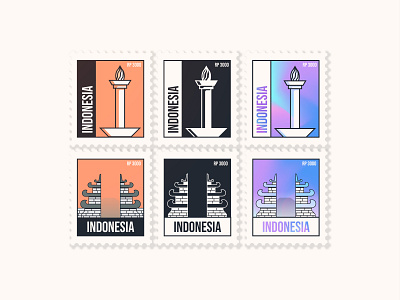 Postage Stamps design indonesia postage stamp