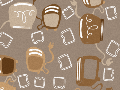 Toast Pattern illustration pattern design