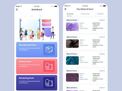 Fabric Company Production Dashboard