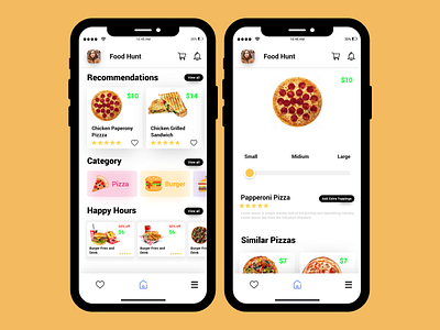 Food-Hunt Food delivery app