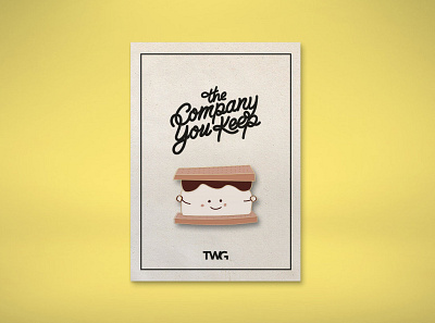 TWG Camp Enamel Pin graphic design illustration package design packaging productdesign