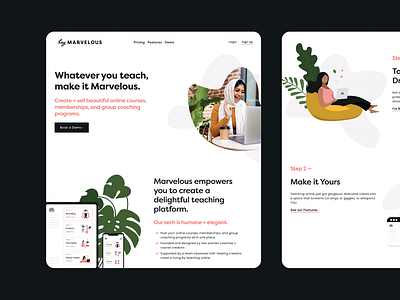 Marvelous Brand + Website Design