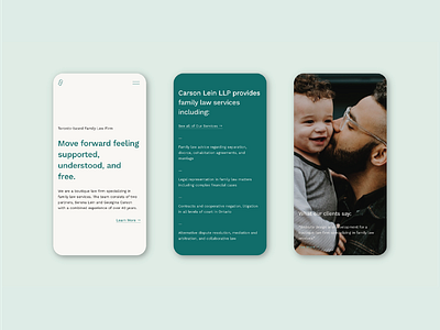 Carson Lein LLP - Brand Experience + Website Design