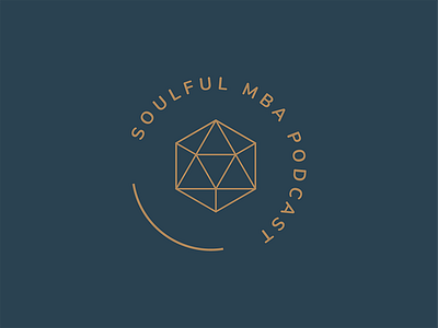 Podcast Logo Submark brand identity branding geometric logo design podcast podcast logo submark