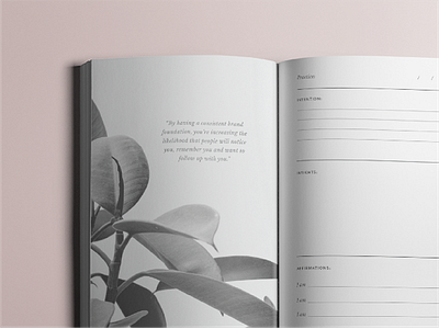 Journal Design for Mindfulness Journal