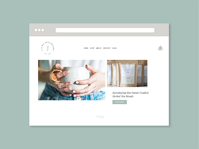 Living Apothecary Squarespace Website Design brand identity branding squarespace website website design