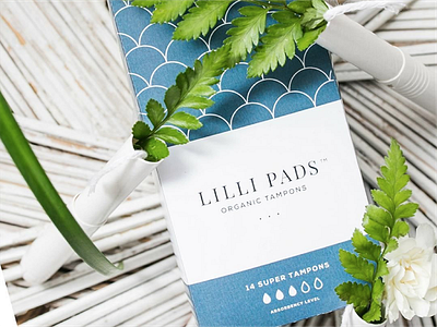 Packaging Design for Lilli Pads brand identity packaging packaging design pattern design patterns