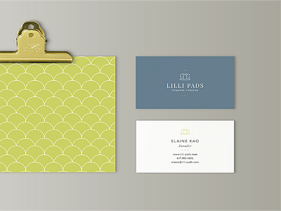 Lilli Pads Business Cards brand identity branding logo design marketing