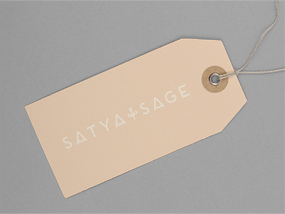 Satya + Sage hangtags for packaging