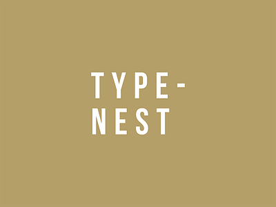 Typenest brand logo brand design brand identity branding graphic design logo logo design