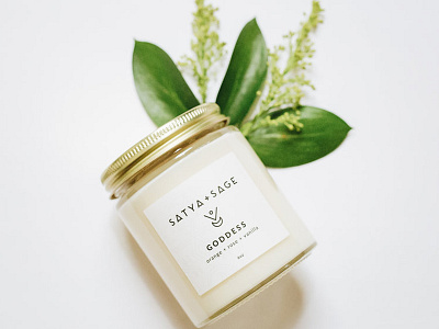 Candle Packaging for Satya + Sage