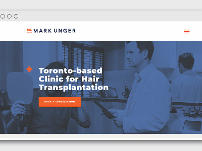 Dr. Mark Unger website brand design brand identity branding design graphic design logo logo design small business website website design