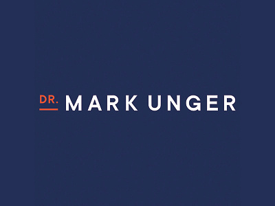 Wordmark for Dr. Mark Unger