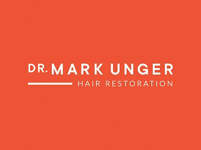 Full logo for Dr. Mark Unger brand design brand identity branding design graphic design logo logo design small business