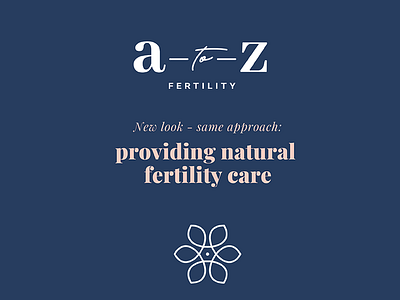 A to Z Fertility rebrand