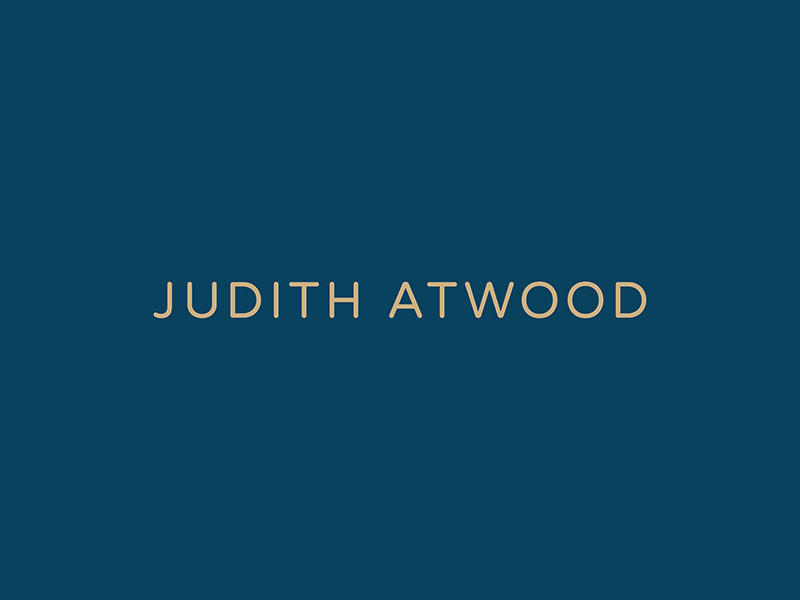 Judith Atwood Wordmark typography design small business logo graphic design brand design logo design brand identity branding