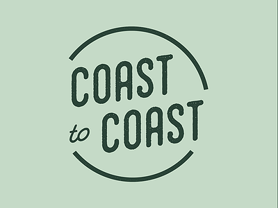Coast To Coast Submark brand design brand identity branding graphic design logo logo design small business submark