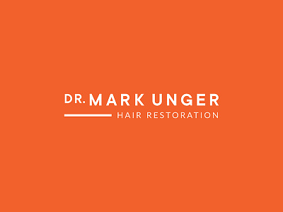 Dr. Mark Unger Full Logo brand design brand identity branding design graphic design logo logo design small business