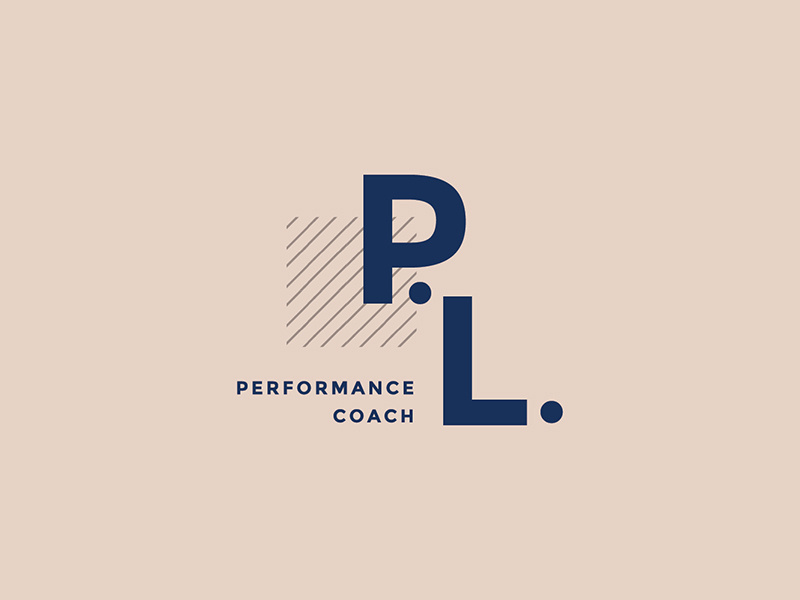 Paige Lawrence Performance Coach submark submark design logo small business graphic design logo design brand design brand identity branding