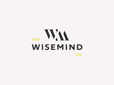 The Wise Mind Co. brand design brand identity branding design graphic design logo logo design small business submark