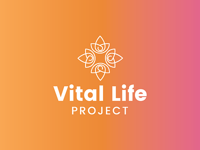 Vital Life design brand design brand identity branding design graphic design icon design logo logo design small business