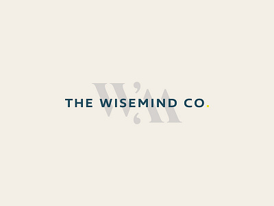 The Wisemind Co. brand design brand identity branding design graphic design logo logo design small business