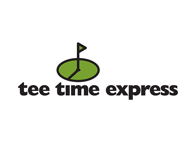 Tee Time Express brand branding identity logo