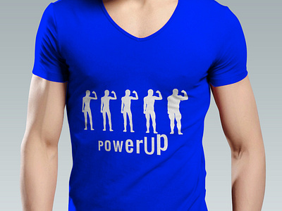 PowerUP graphic design t shirt t shirt design t shirt graphic t shirt illustration