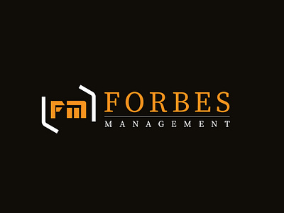Forbes Mangement design graphic design icon logo logo design vector